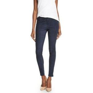 NWOT J Brand 100% Lambskin Suede Skinny Pants, Twilight Blue/Navy 25-26 | S8001